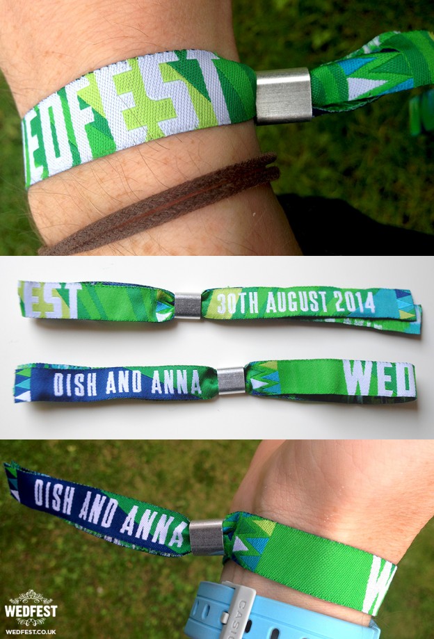 Custom Festival Wedding Wristbands WEDFEST