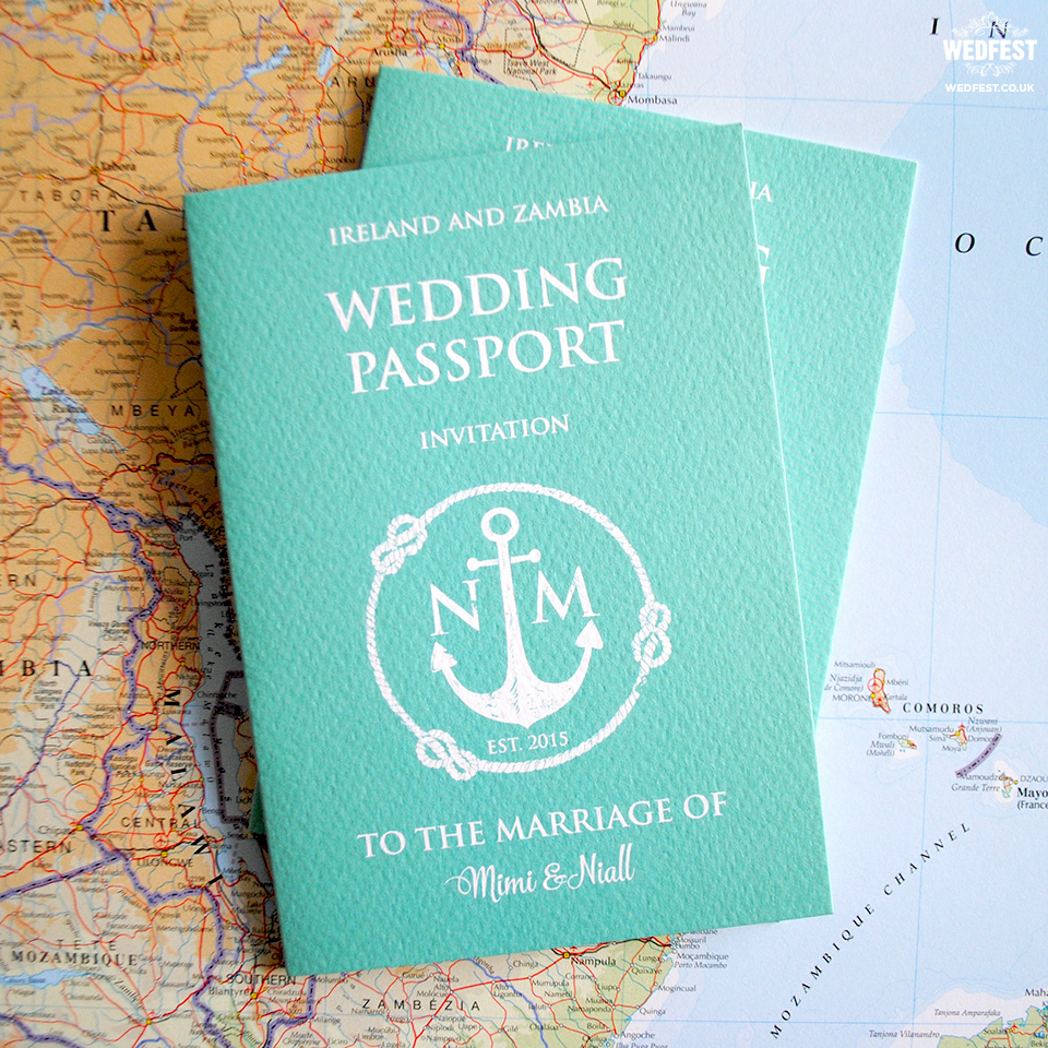 Passport Wedding Invitations | WEDFEST