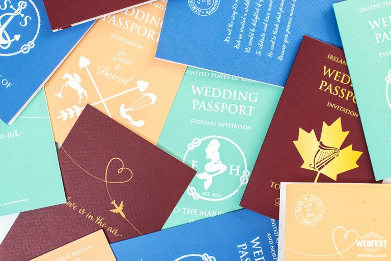 Wedding Passport Invitations | WEDFEST