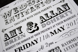 poster style festival wedding invitation | wedfest