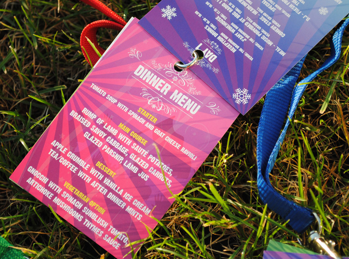 wedding festival lanyards