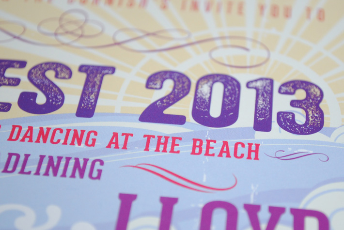 seaside beach wedding invitations