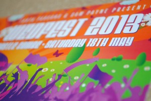 wedfest festival ticket wedding invitation