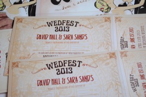 vintage art deco wedding invites