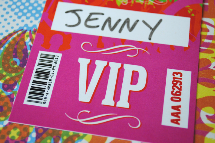 festival wedding vip lanyard