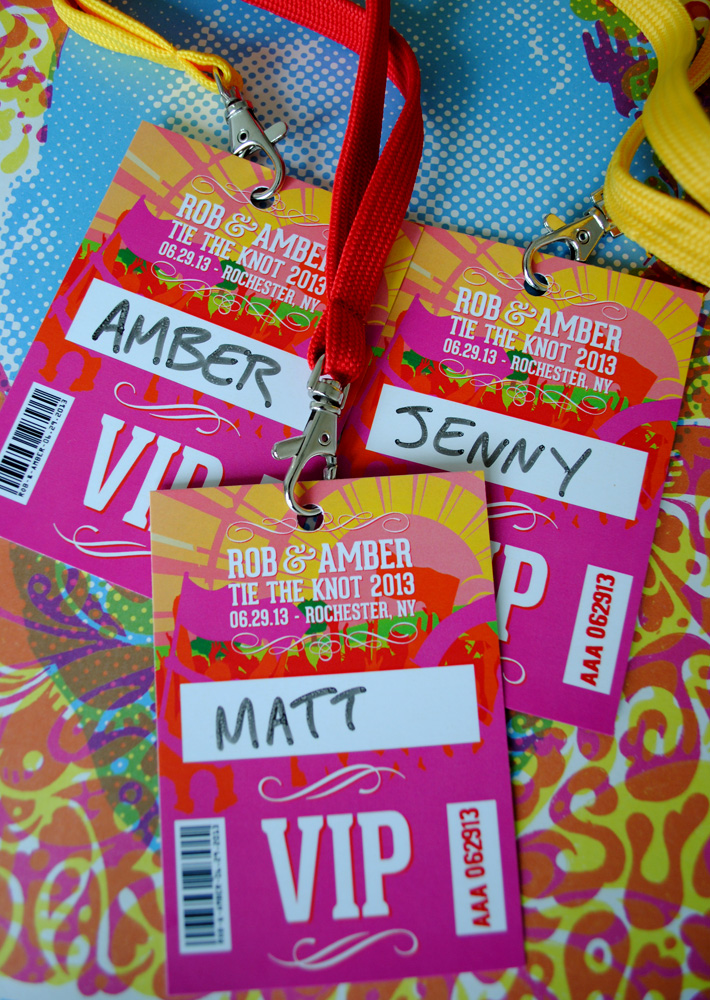 festival wedding vip lanyards