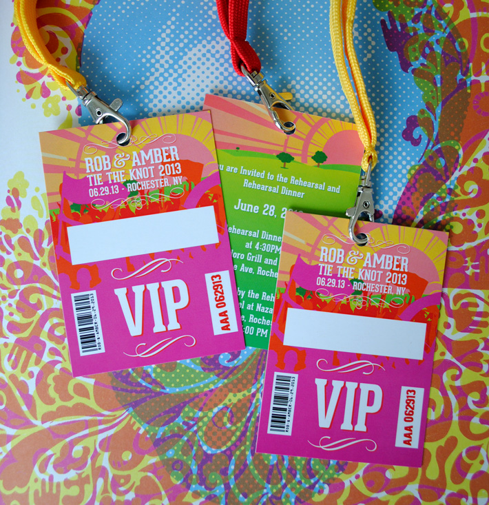 wedding vip lanyards