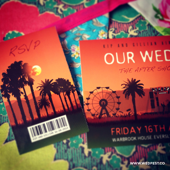 summer wedding invites