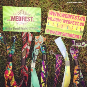 festival wedding wristbands