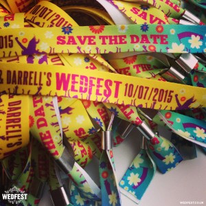 wedfest festival wedding wristbands