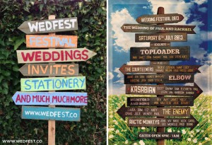 festival wedding vintage wooden sign