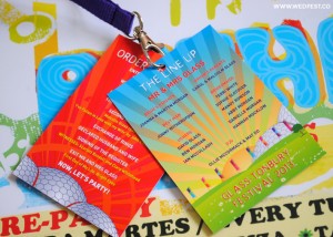 glastonbury festival wedding lanyards
