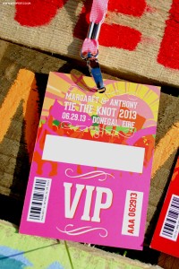 festival wedding vip lanyard programme