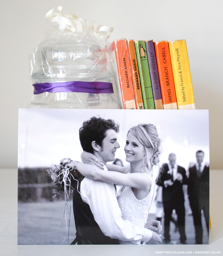 personalised photo wedding thank you card