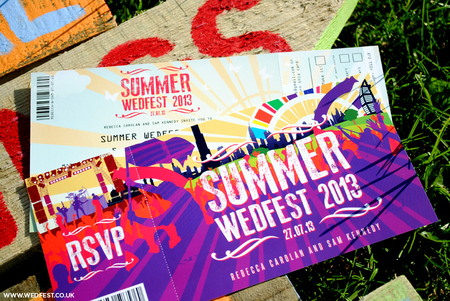 summer wedfest dubai wedding invitations