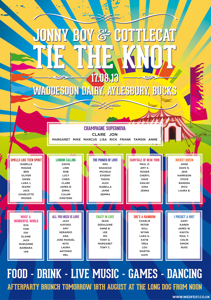 tie the knot festival wedding