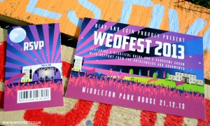 winter festival ticket wedding invites