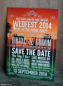 concert poster wedding save the date