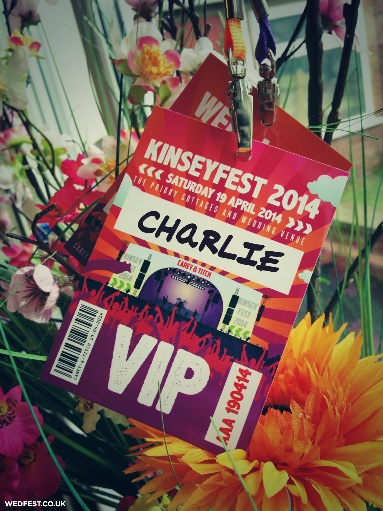 festival wedding vip pass