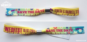 wedding save the date event wristbands