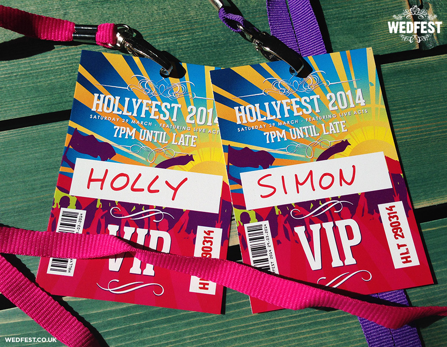 birthday party festival vip lanyards