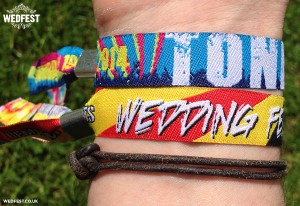 wedding festival woven wristbands