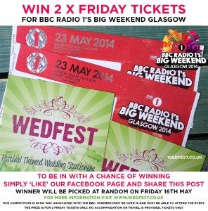 wedfest radio 1 big weekend tickets