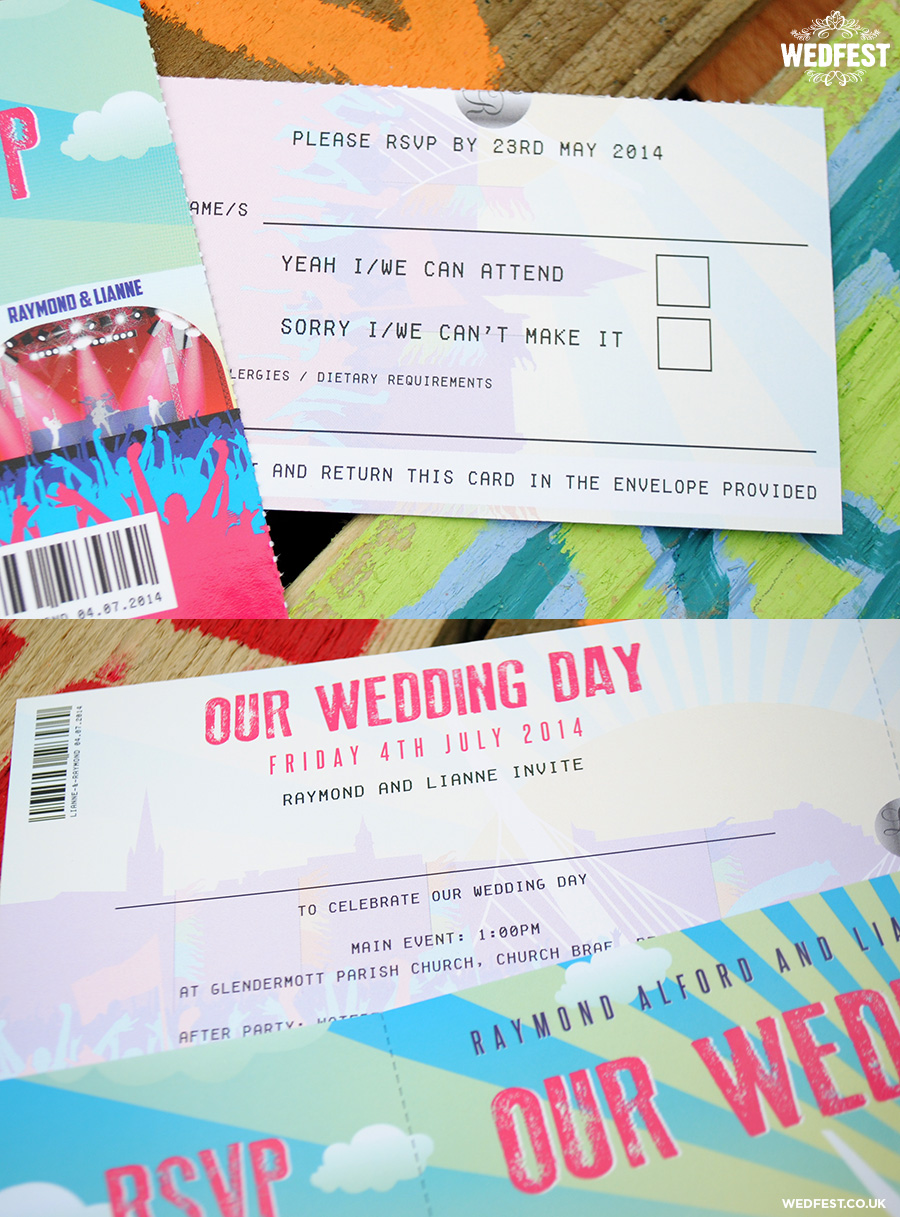 big weekend wedding invites