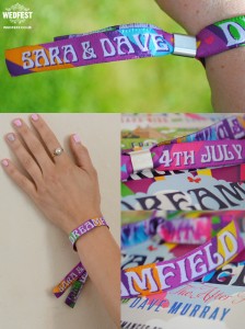 boho wedding woven festival wristbands