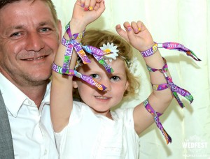 boho wedding wristbands