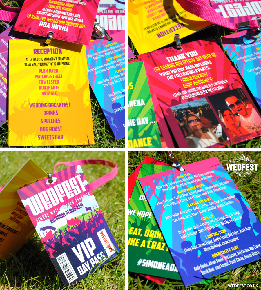 wedding festival programme