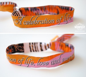 wedding wristbands