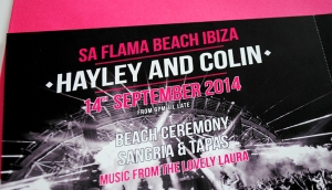 ibiza wedding invitations