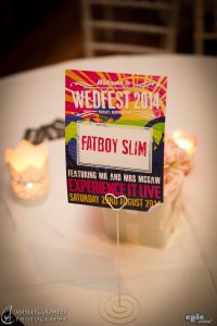 wedfest festival wedding table names