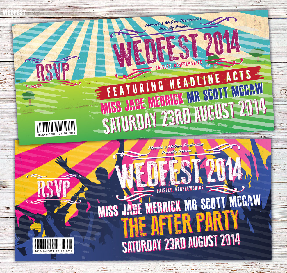 wedfest wedding invites paisley town hall renfrewshire