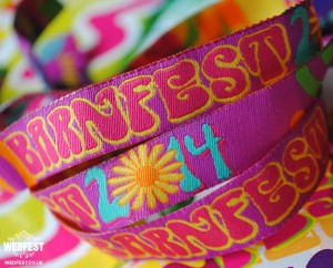 barnfest wedding wristbands