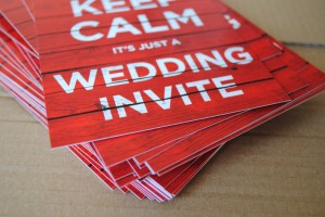 keep calm wedding invitations