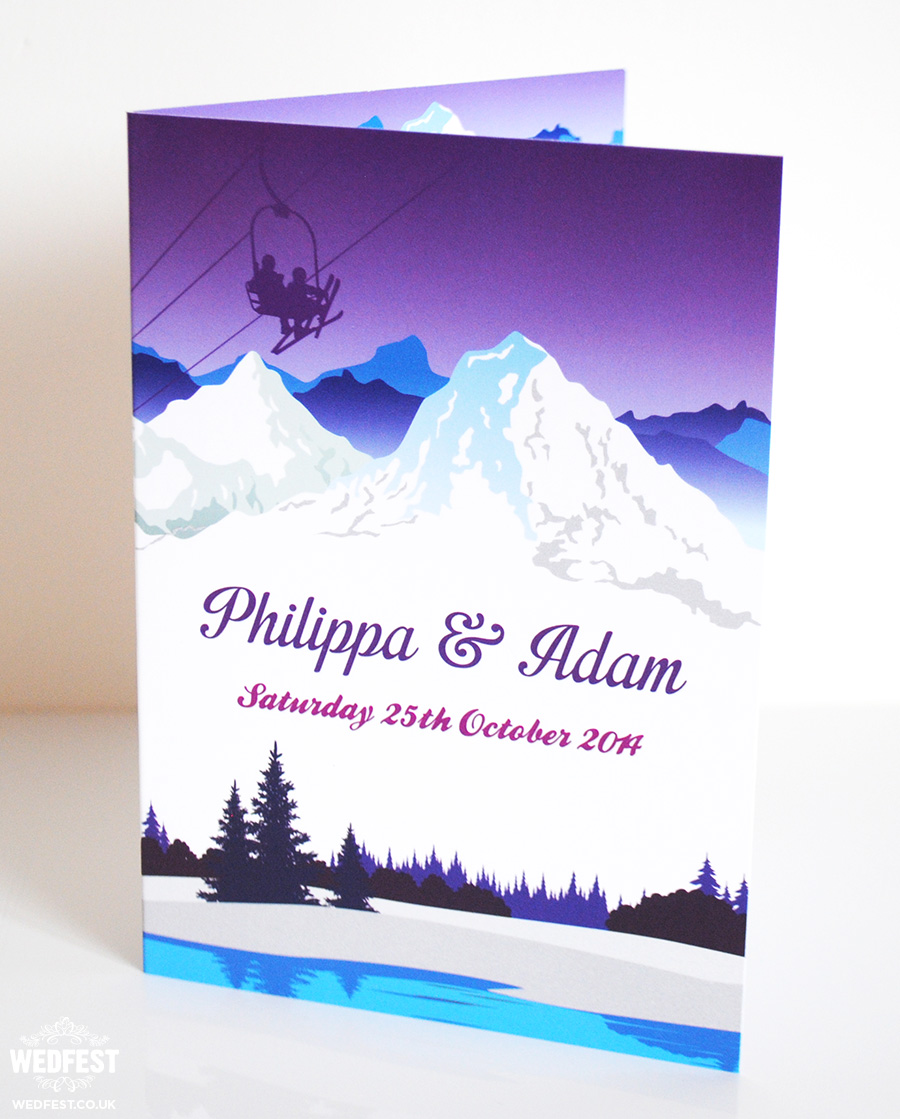 Ski Wedding Invitations 5