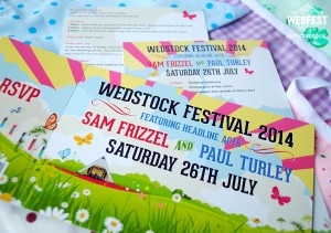 festival wedding invites