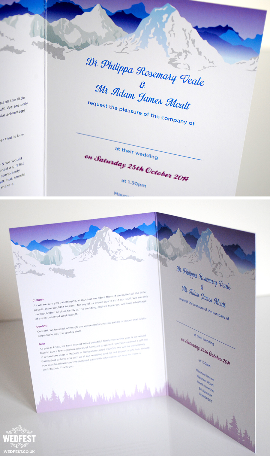 Ski Wedding Invitations 8