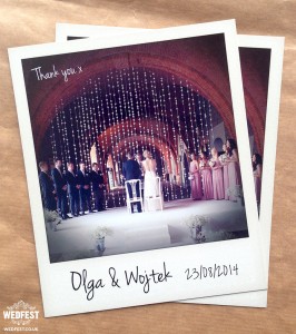 Instagram and polaroid wedding stationery