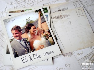 Wedfest Polaroid Wedding Cards