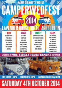 festival wedding table plan vw campervan