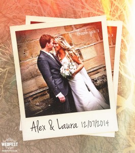 instagram polaroid wedding thank you cards