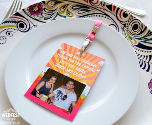 vip lanyard alternative wedding place cards