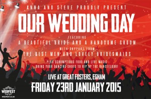 concert tickets wedding invites