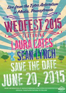 WEDFEST 2015 festival wedding save the date cards