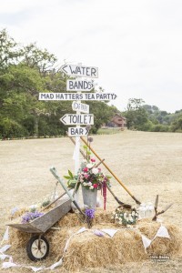 Festival Wedding Signs