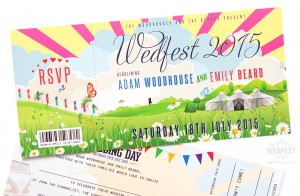 wedfest wedding invites