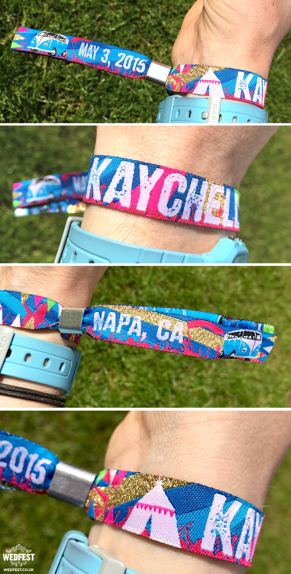birthday party festival wristbands